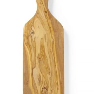 Sajt vágódeszka olajfábol, HENDI, 400x140x(H)18mm