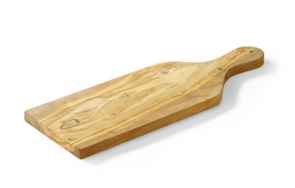 Sajt vágódeszka olajfábol, HENDI, 400x140x(H)18mm