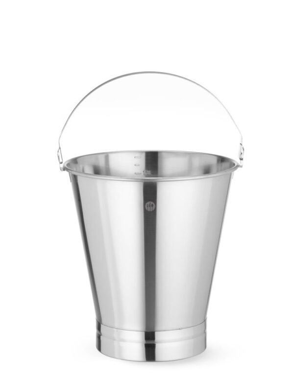 Vödör erősített alappal Profi Line, HENDI, Profi Termékcsalád, 10L, ⌀280x(H)265mm