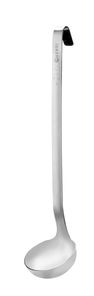 Merőkanál csepegésmentes, HENDI, Profi Line, 0,12L, ⌀80x400mm