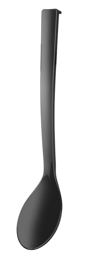 Salátás kanál, HENDI, 0,06L, Fekete, 335x70mm