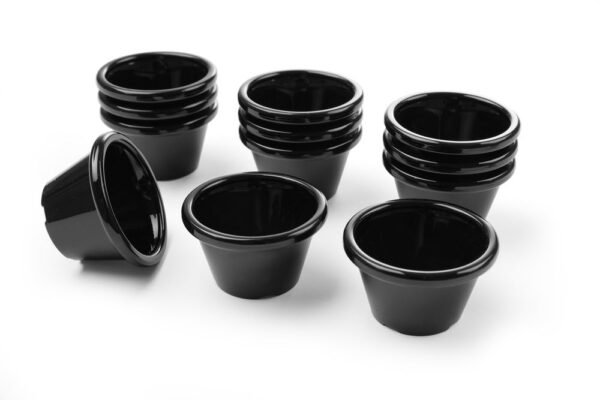 Ramekin, HENDI, 0,045L, Fekete, 12 db., ⌀60x(H)35mm