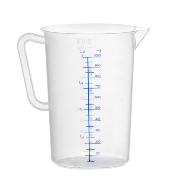 Mérőkancsó polipropilén, HENDI, Kitchen Line, 1L, ⌀110x(H)170mm