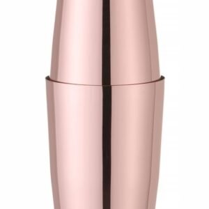 Tin-on-Tin Boston shaker, BarUp, 0,8L, Rézvörös, ⌀90mm