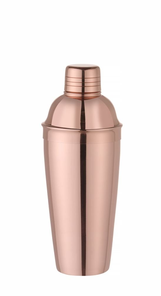 Koktél shaker 3 részes, BarUp, 0,755L, Rézvörös, ⌀85x(H)240mm