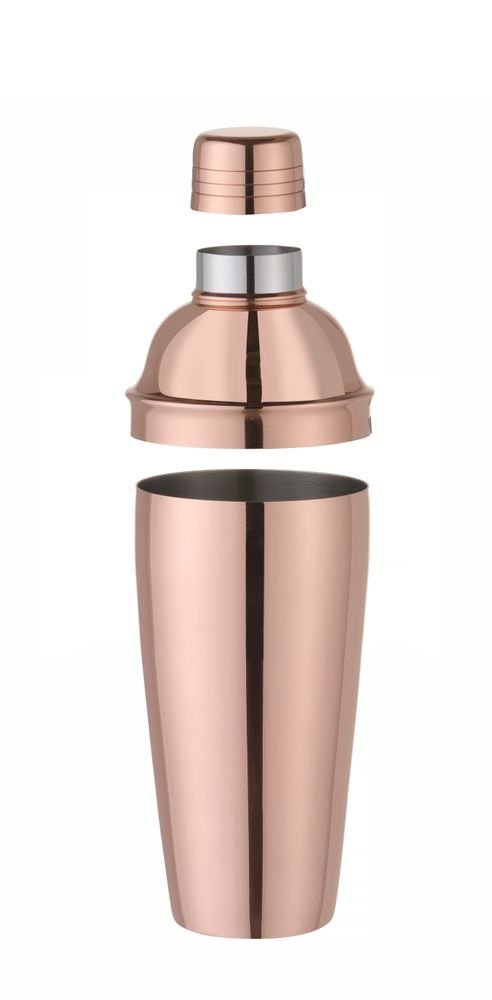 Koktél shaker 3 részes, BarUp, 0,755L, Rézvörös, ⌀85x(H)240mm
