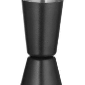 Jigger 25/35 ml, BarUp, Fekete, ⌀40x(H)75mm