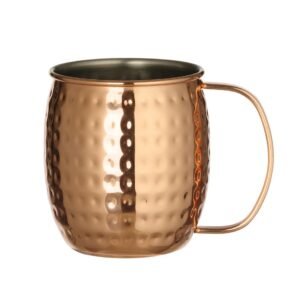 Bögrék rézbevonattal, BarUp, Mulha bögre, 0,5L, Rézvörös, ⌀97x(H)100mm