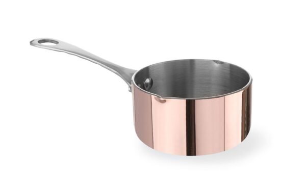 Apró nyeles lábas kiöntővel, HENDI, 0,16L, ⌀75x(H)40mm