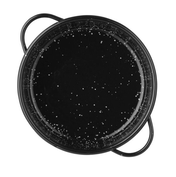 Casserole edény, zománcozott, HENDI, Fekete, ⌀160x(H)45mm, Kerek