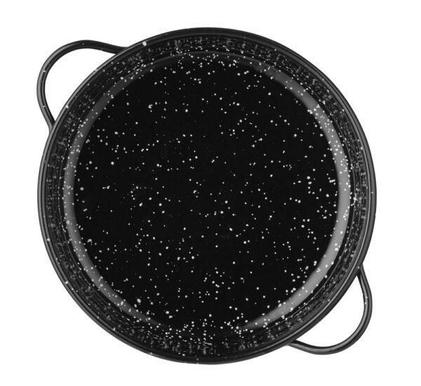 Casserole edény, zománcozott, HENDI, Fekete, ⌀100x(H)40mm, Kerek
