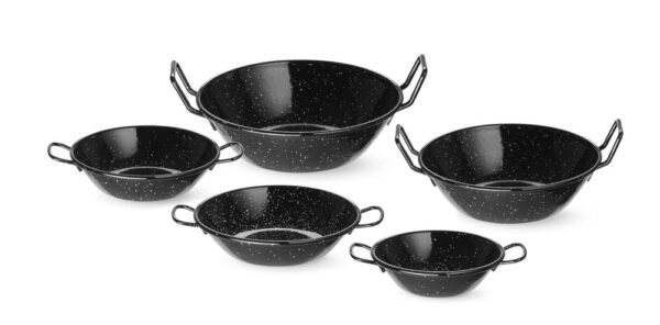 Zománcozott Paella edénye, HENDI, 0,3L, ⌀170x(H)40mm