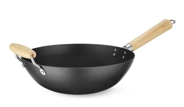Wok fa fogantyúval, HENDI, ⌀324x565mm