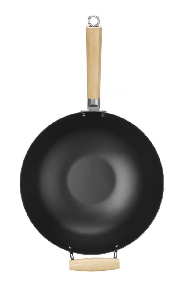 Wok fa fogantyúval, HENDI, ⌀324x565mm