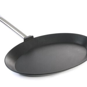 Halsütő serpenyő - ovális Titanium Professional, HENDI, Titanium professional, 400x275x(H)35mm