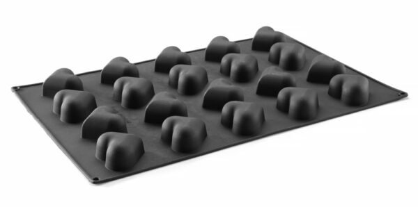 Szilikon szívalakú forma, HENDI, 570x375x(H)35mm, Szív