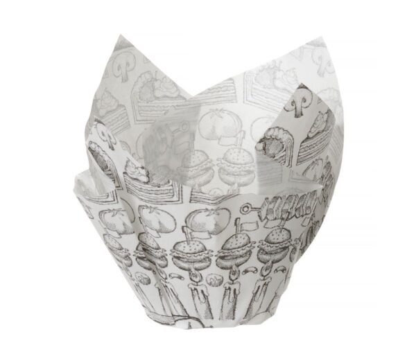 Zsírálló papír bélés, előre formázott - 150 db, HENDI, 150 db., 160x160x(H)50mm