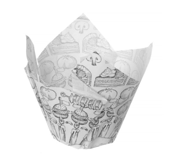 Zsírálló papír bélés, előre formázott - 150 db, HENDI, 150 db., 160x160x(H)50mm