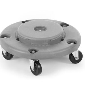 Trolley kerek hulladékgyűjtőhöz, AmerBox, 691038-hoz alkalmas, Világos szürke, ⌀455x(H)165mm