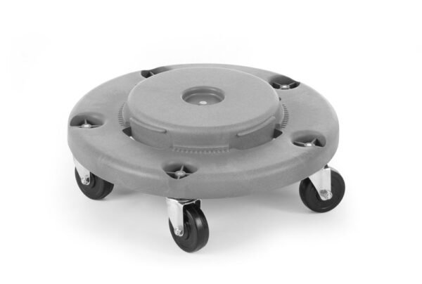 Trolley kerek hulladékgyűjtőhöz, AmerBox, 691038-hoz alkalmas, Világos szürke, ⌀455x(H)165mm