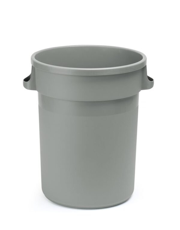 Kerek hulladékgyűjtő, AmerBox, 120L, Világos szürke, ⌀550x(H)690mm