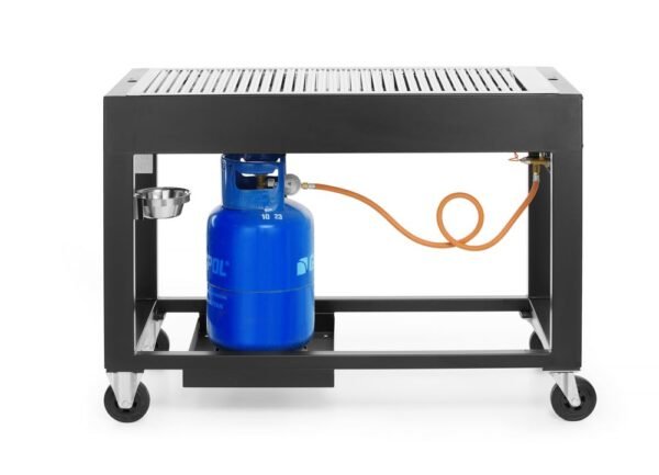 Gázgrill Tampa, HENDI, Fekete, 10kW, 1260x580x(H)900mm