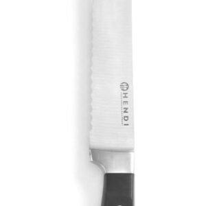 Kenyérvágó kés, HENDI, Kitchen Termékcsalád, Fekete, (L)335mm