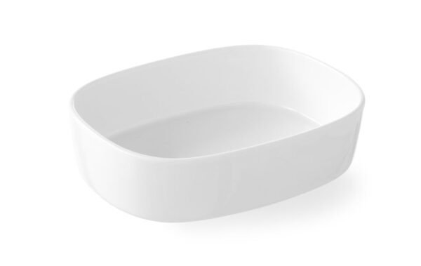 Sütőedény lekerekített sarkokkal, HENDI, 245x187x(H)62mm
