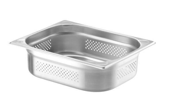 GN 1/2 perforált tartály, HENDI, Kitchen Line, GN 1/2, 6,5L, (H)100mm