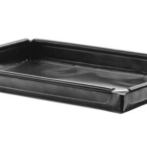 Gyorssütő tálca, tapadásmentes, megerősített, HENDI, Fekete, 290x190x(H)30mm