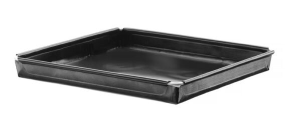 Gyorssütő tálca, tapadásmentes, megerősített, HENDI, Fekete, 290x290x(H)20mm, Négyzet
