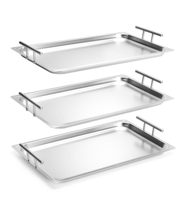 Téglalap alakú felszolgálótálca, HENDI, 530x325x(H)70mm