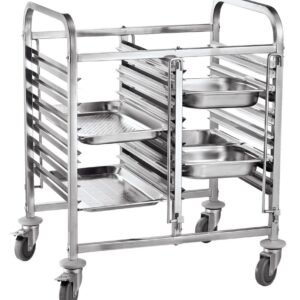 Dupla soros mobilkocsik - 12 x GN 1/1, HENDI, 810x610x(H)960mm