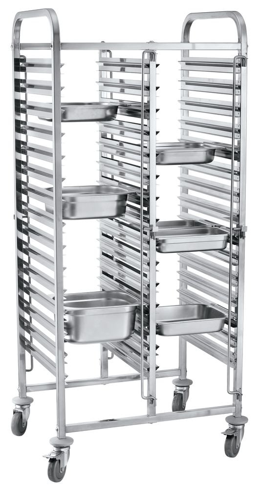 Dupla kocsi - 30 x GN 1/1, HENDI, 798x610x(H)1710mm