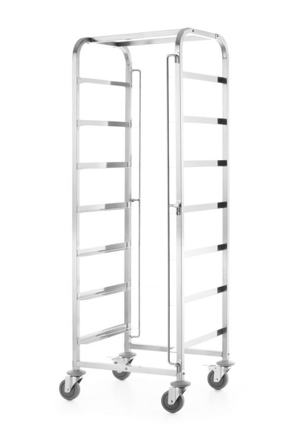 Mobil kocsi mosogatógép kosarakhoz - 7 x 500x500 mm, HENDI, 615x560x(H)1710mm