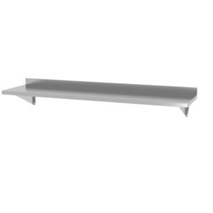 Fali polc, 2 konzollal, HENDI, 1200x300x(H)250mm