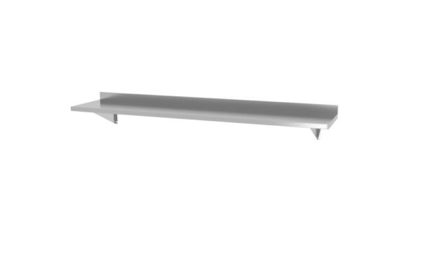 Fali polc, 2 konzollal, HENDI, 1200x300x(H)250mm