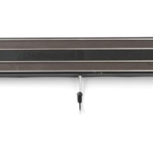 Késtartó mágnes akasztókkal, HENDI, 3 kampó, Fekete, (L)340mm