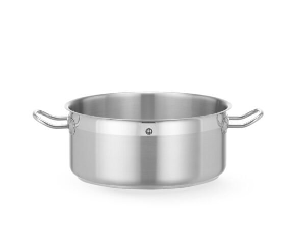 Alacsony falú edény, fedél nélkül, HENDI, Profi Line, 7,3L, ⌀280x(H)120mm, Kerek