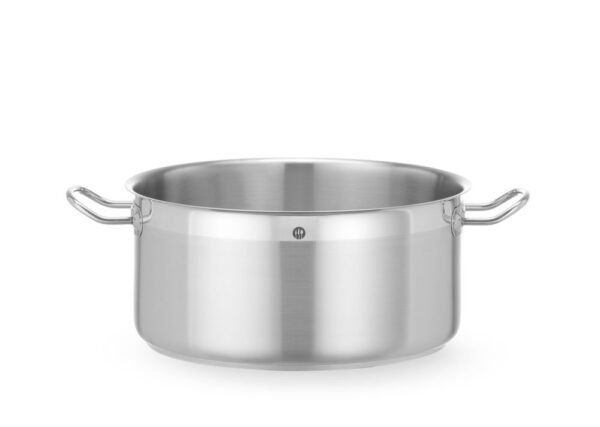 Alacsony falú edény, fedél nélkül, HENDI, Profi Line, 12L, ⌀320x(H)150mm, Kerek