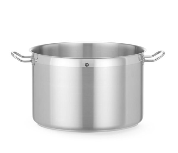 Közepes méretű főzőedény, fedél nélkül , HENDI, Profi Line, 23,2L, ⌀360x(H)230mm, Kerek