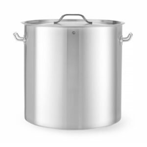 Magasan lábas - fedővel, HENDI, Budget Line, 71L, ⌀450x(H)450mm