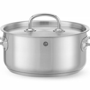 Alacsony lábas - fedéllel, HENDI, Kitchen Line, 2,9L, ⌀200x(H)95mm