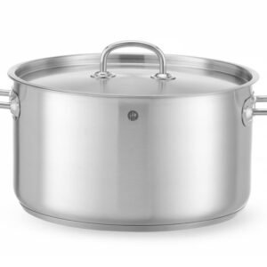Közepes fazék- fedővel, HENDI, Kitchen Line, 9,5L, ⌀280x(H)155mm