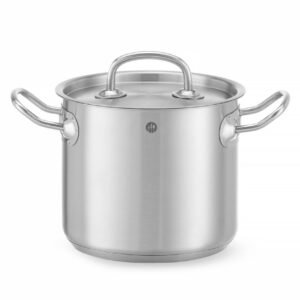 Magas fazék- fedővel, HENDI, Kitchen Line, 45L, ⌀400x(H)360mm