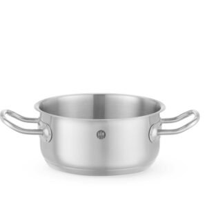 Alacsonyan falú edény - fedél nélkül, HENDI, Kitchen Line, 1,4L, ⌀160x(H)75mm