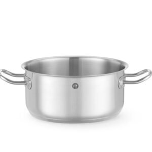 Alacsonyan falú edény - fedél nélkül, HENDI, Kitchen Line, 2,9L, ⌀200x(H)95mm