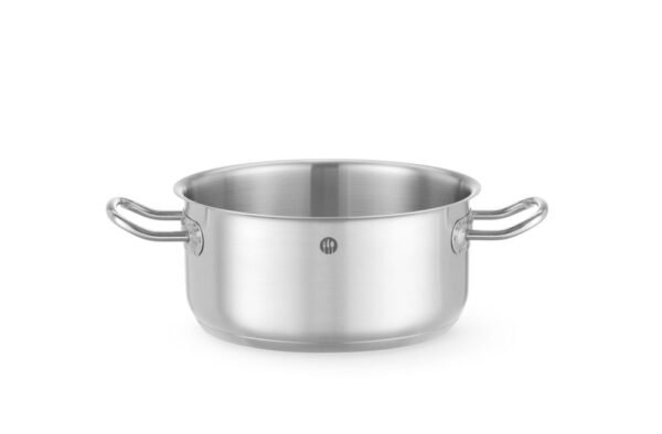 Alacsonyan falú edény - fedél nélkül, HENDI, Kitchen Line, 2,9L, ⌀200x(H)95mm