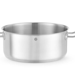 Alacsonyan falú edény - fedél nélkül, HENDI, Kitchen Line, 7,3L, ⌀280x(H)120mm