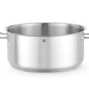 Alacsonyan falú edény - fedél nélkül, HENDI, Kitchen Line, 11,9L, ⌀320x(H)150mm